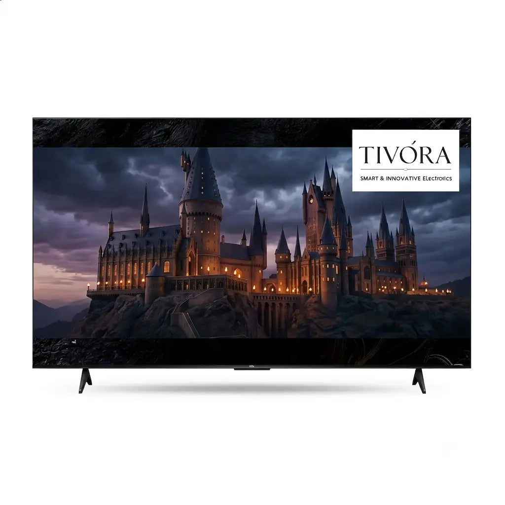 Enjoy a powerful 65-inch 2K viewing experience with enhanced RAM &amp; storage, smooth performance, and voice control,with Tivora.